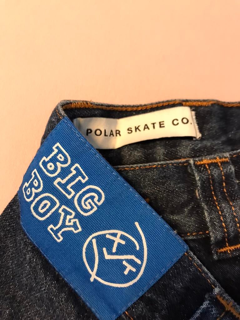 Big Boy jeans (S) Polar Skate Co, Big Boy, Ophalen of Verzenden, Gedragen, Blauw