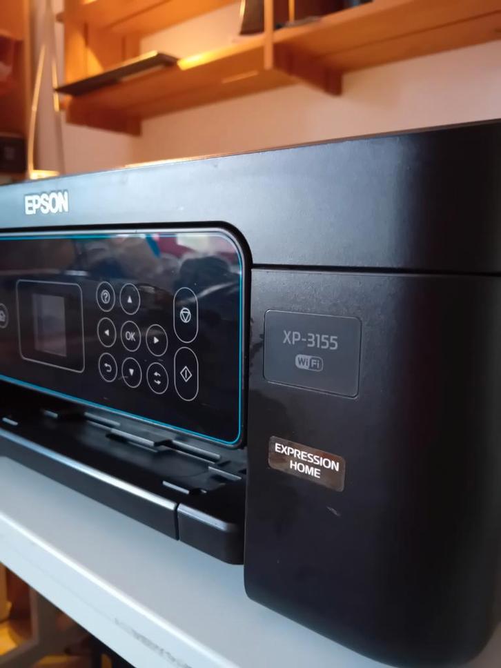 Imprimante Epson XP-3155 avec encre., Informatique & Logiciels, Imprimantes, Comme neuf, All-in-one, Autres technologies, Fax