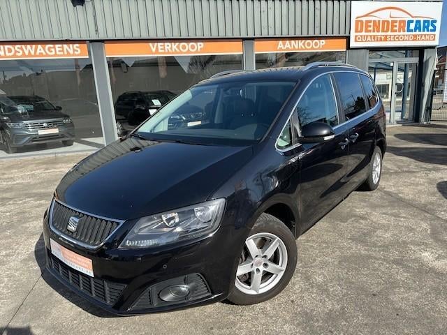 Seat Alhambra, 1.4TSI, 2015, Automaat, 7zitplaatsen+Garantie, Auto's, Seat, Euro 5, Zwart, Bedrijf, Alhambra