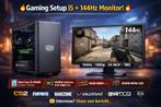 Gaming PC + 144hz Scherm, Avec carte vidéo, Comme neuf, 4 Ghz ou plus, Enlèvement