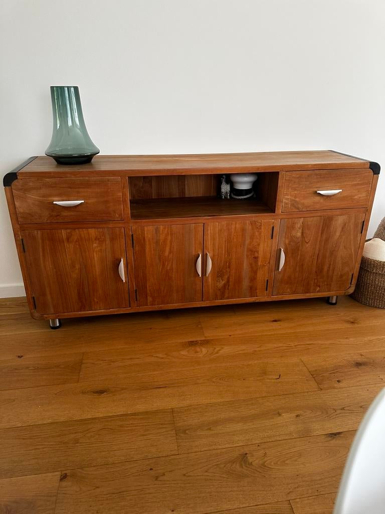 Dressoir teak, Huis en Inrichting, Kasten | Dressoirs, Ophalen, Zo goed als nieuw