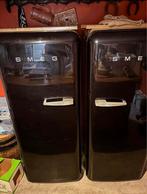 Frigo et congélateur SMEG noir, Electroménager, Enlèvement, Comme neuf
