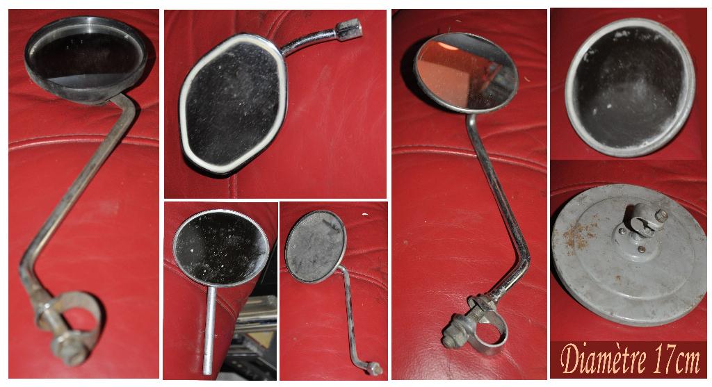 LOT DE 6 RETROVISEURS CHROME, Autos : Pièces & Accessoires, Rétroviseurs, Enlèvement ou Envoi, Pièces universelles