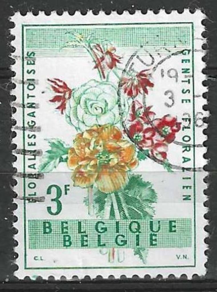 Belgie 1960 - Yvert 1123 - Gentse Floralien II (ST), Postzegels en Munten, Verzenden, Gestempeld, Gestempeld