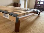 Sommier à double lattes + pieds, Maison & Meubles, Enlèvement, Utilisé, Sommier, 200 cm