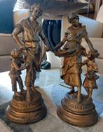 2 decoratieve oude beelden, Ophalen, Gebruikt, Mens