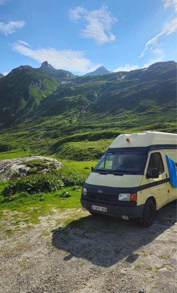 Ford Transit Ancêtre– 69 756 km – Véhicule prêt à partir !, Caravanes & Camping, Camping-cars, Particulier, Ford, Diesel, Enlèvement