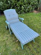 Ligbed tuin inclusief matras, Ophalen, Gebruikt, Kunststof, Inklapbaar