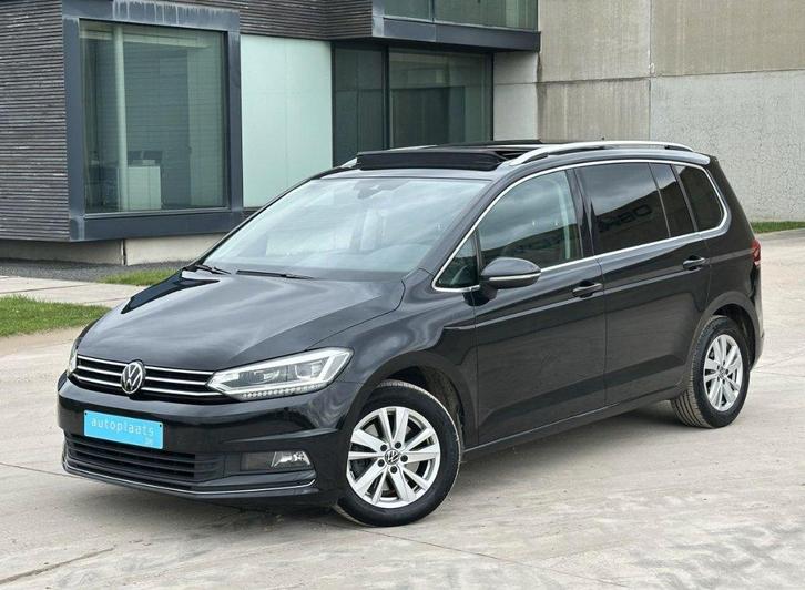 Volkswagen Touran 2021 7zitplaatsen 93770km Panorama, Auto's, Volkswagen, Bedrijf, Te koop, Touran, ABS, Achteruitrijcamera, Adaptieve lichten