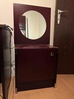 Nachtkastje met ronde spiegel, Enlèvement, Comme neuf
