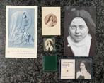 5 x reliek / relikwie heilige Theresia van Lisieux, Ophalen of Verzenden, Zo goed als nieuw, Kaart of Prent, Christendom | Katholiek