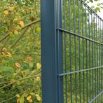 Promo! 22m dubbelstaaf draadpanelen 200cm hoog antra + palen, Ophalen, Nieuw