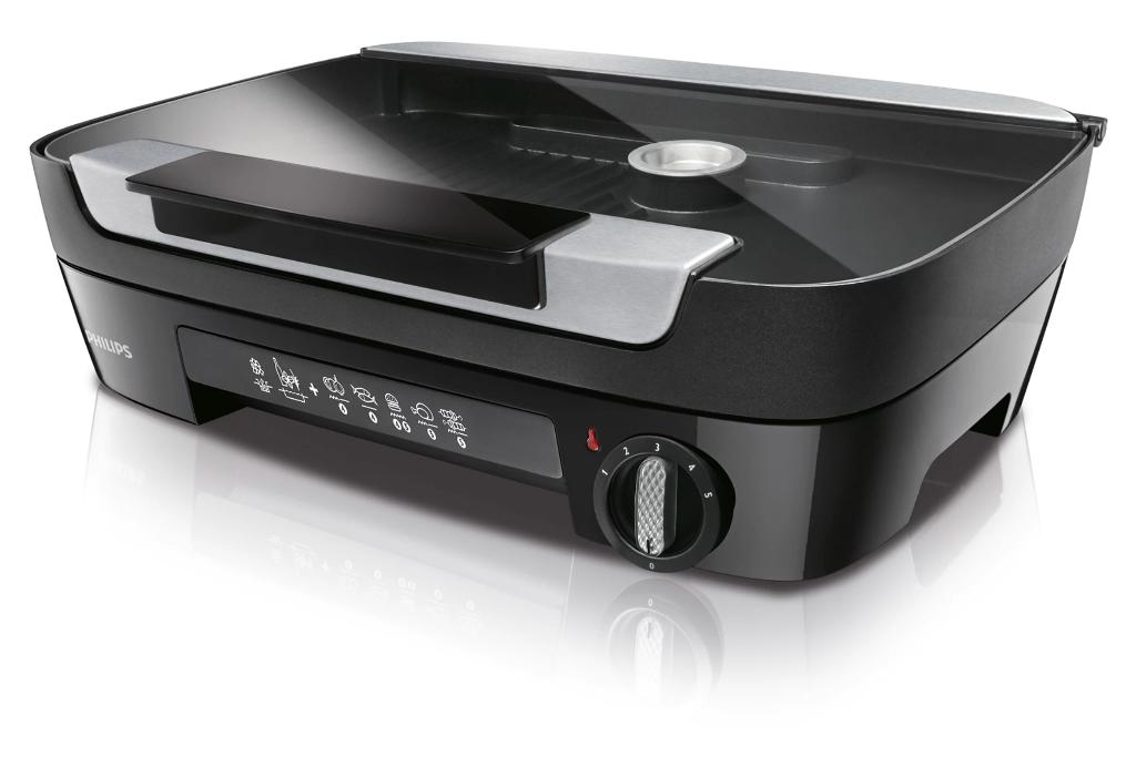 Collection Avance Gril de table HD6360/20, Electroménager, Tables de cuisson, Enlèvement, Comme neuf, À Poser, Électrique