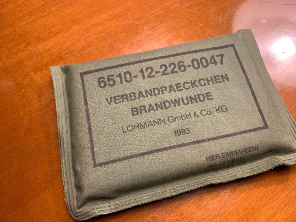 Militaria Allemand Pansement 1983 Collection, Envoi, Armée de terre, Autres types