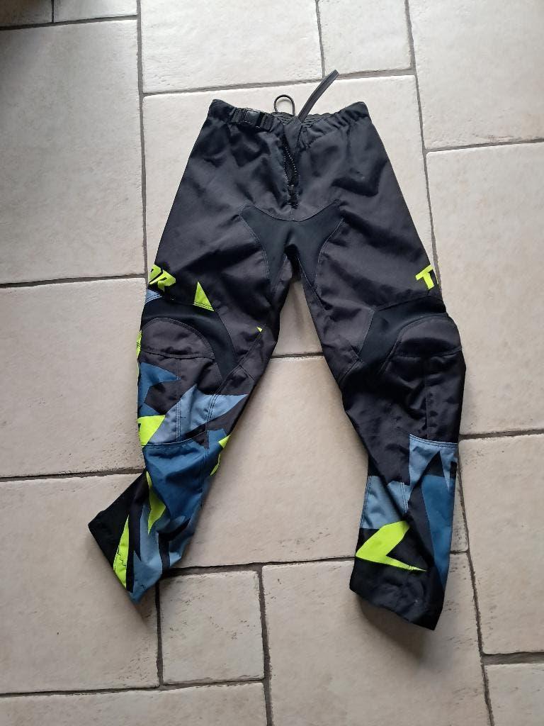 Pantalon +vareuse+gants cross enfant, Motoren, Kleding | Motorkleding, Broek | textiel, Kinderen, Nieuw zonder kaartje, Ophalen