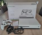 X box One S - Wit met disc en toebehoren, Games en Spelcomputers, Ophalen, Gebruikt, Met 2 controllers, Xbox One S