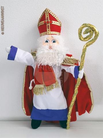 Authentieke Etos etalage Sinterklaas pop - 50 cm, rood beschikbaar voor biedingen