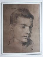 Portrait daté 15-9-1961 et signé Baltus, Antiquités & Art, Art | Dessins & Photographie, Enlèvement