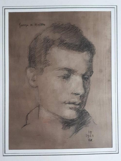 Portrait daté 15-9-1961 et signé Baltus, Antiquités & Art, Art | Dessins & Photographie, Enlèvement