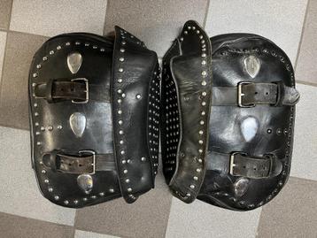 Harley EVO heritage retro zijtassen  beschikbaar voor biedingen