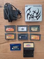 GameBoy Advance SP + Pokémon-spellen, Games en Spelcomputers, Spelcomputers | Nintendo Game Boy, Ophalen of Verzenden, Zo goed als nieuw