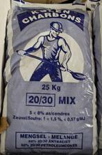 Steenkool Mix Antraciet/Petcokes 20-30mm 25kg +- 36 zakken, Huis en Inrichting, Kachels, Nieuw, Vrijstaand, Ophalen
