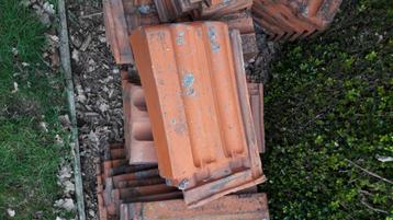 kantpannen TTR/TUCA/JML, Doe-het-zelf en Bouw, Dakpannen en Dakbedekking, Ophalen, Gebruikt, Steen of Klei, Dakpannen