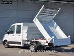 Volkswagen Crafter 177pk Kipper Dubbel Cabine met Kist Dubbe, Auto's, Bestelwagens en Lichte vracht, Stof, Gebruikt, Euro 6, 4 cilinders