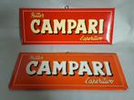 2 reclame borden 1959 Bitter Campari aperitief, Verzamelen, Merken en Reclamevoorwerpen, Ophalen of Verzenden, Gebruikt, Reclamebord