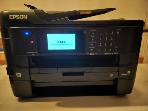 Epson Workforce WF-7840 DTWF, Informatique & Logiciels, Imprimantes, Comme neuf, Imprimante, Impression couleur, Copier, Courrier