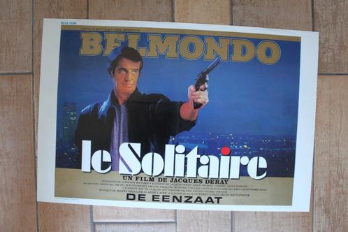 filmaffiche Jean-Paul Belmondo le solitaire filmposter, Collections, Posters & Affiches, Comme neuf, Cinéma et TV, A1 jusqu'à A3