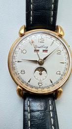 Breiling 14kr goud vintage werkend, Gebruikt, Breitling, Polshorloge, Ophalen of Verzenden