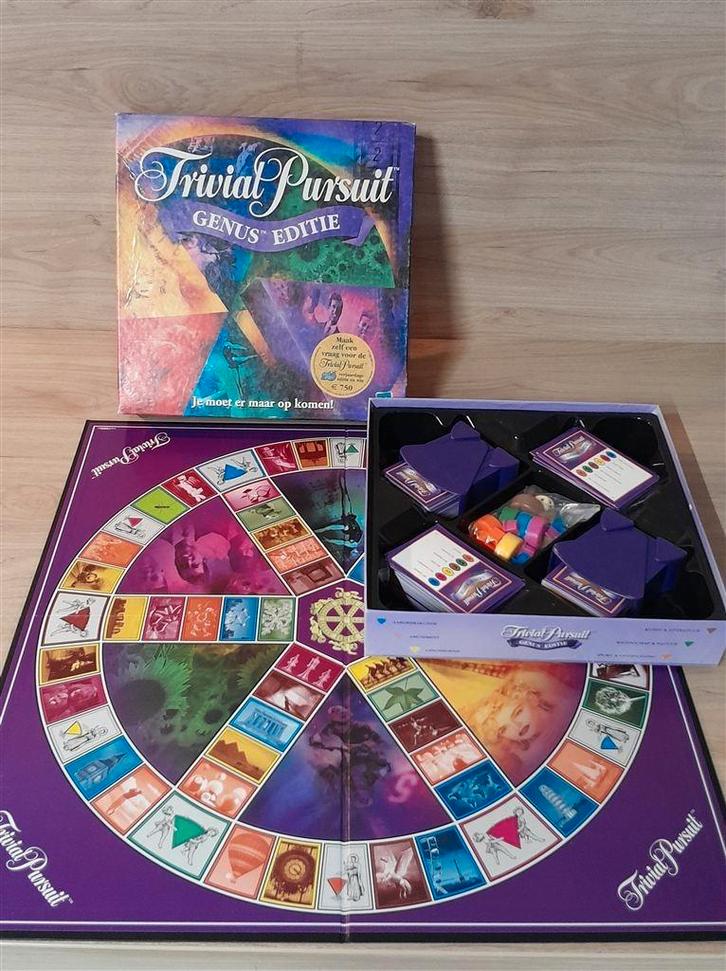 Trivial Pursuit Genus editie - triviant - s5368, Hobby en Vrije tijd, Gezelschapsspellen | Bordspellen, Zo goed als nieuw, Verzenden