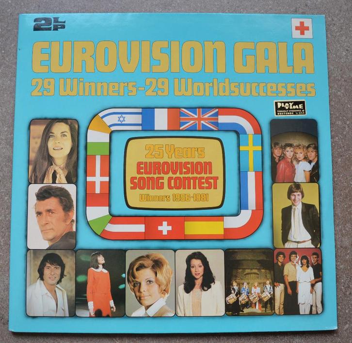 Dubbel LP Eurovision Gala 29 winners - 29 worldsuccesses, Cd's en Dvd's, Vinyl | Verzamelalbums, Zo goed als nieuw, Overige genres