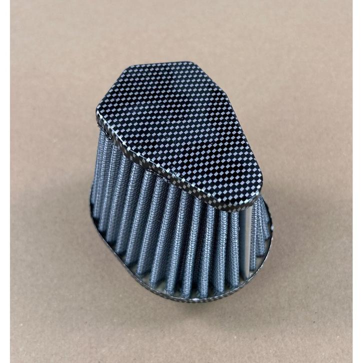 Luchtfilter zeshoekige carbon look 38mm, Motoren, Tuning en Styling, Verzenden