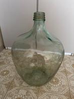 Glazen fles licht groene kleur, Antiek en Kunst, Ophalen of Verzenden