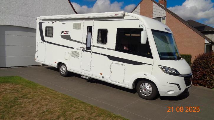 Pilote integraal G 740 : 19000 km !!, Caravans en Kamperen, Mobilhomes, Particulier, tot en met 4, Integraal, Pilote, Fiat, Diesel
