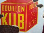 Emaille KUB Bouillon Schuuvondst c.a.1910., Enlèvement ou Envoi, Utilisé, Panneau publicitaire