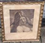 Gravure signe Victor dieu, Enlèvement ou Envoi