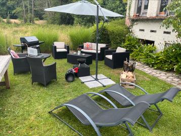 Volledige inrichting zomertuin beschikbaar voor biedingen