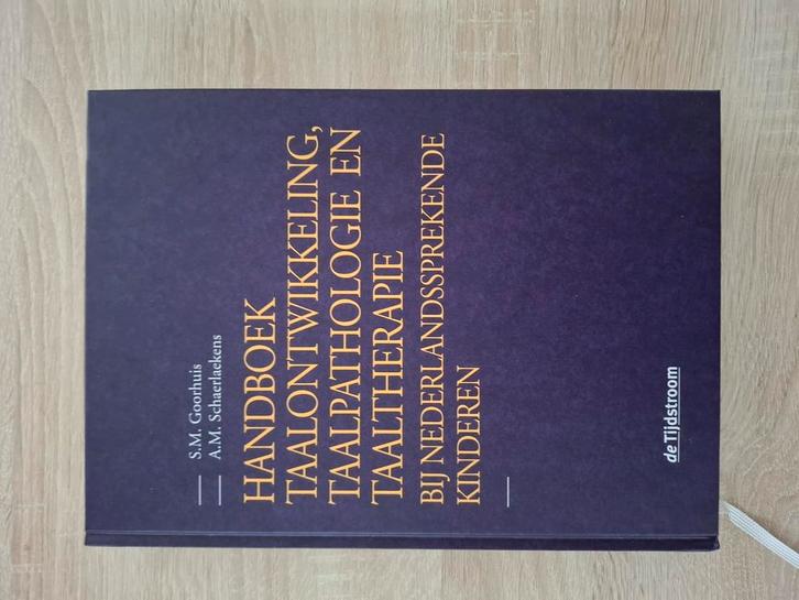 Handboek taalontwikkeling, taalpathologie en taaltherapie bi, Boeken, Wetenschap, Zo goed als nieuw, Ophalen of Verzenden