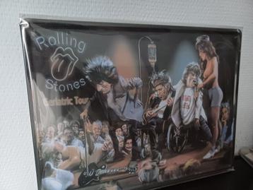 Rolling Stones zeldzame metalen plaat beschikbaar voor biedingen