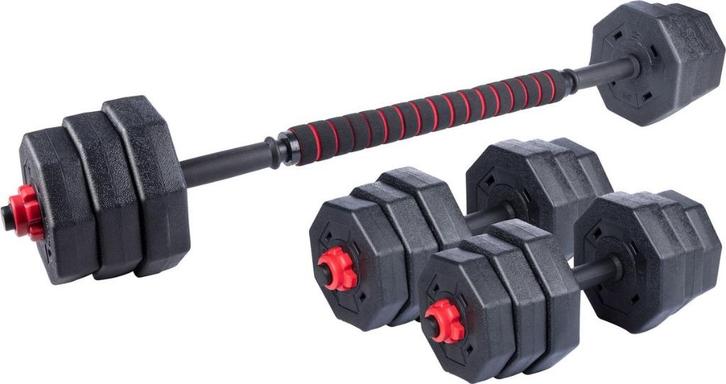 Umbro Halterset - 20 KG - Verstelbare Dumbells en Barbell, Sport en Fitness, Fitnessmaterialen, Nieuw, Halterset, Armen, Benen