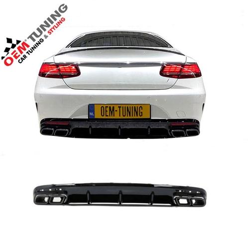 S65 AMG Coupe diffuser A217 C217 | 2014-2020 |, Auto-onderdelen, Carrosserie, Bumper, Mercedes-Benz, Achter, Nieuw, Ophalen of Verzenden