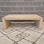 Table basse effet travertin 120x55cm, Ophalen, Nieuw, Overige materialen