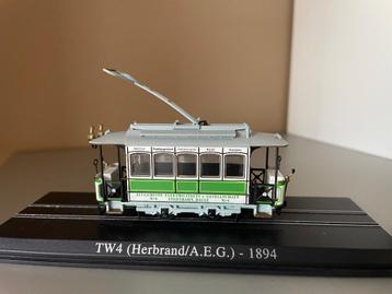 Atlas Editions miniatuurtram - Model TW4 Herbrand AEG beschikbaar voor biedingen