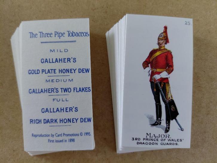 Types of the British Army  set 50 chromos #1-50 REPRO, Verzamelen, Militaria | Algemeen, Landmacht, Overige typen, Ophalen of Verzenden