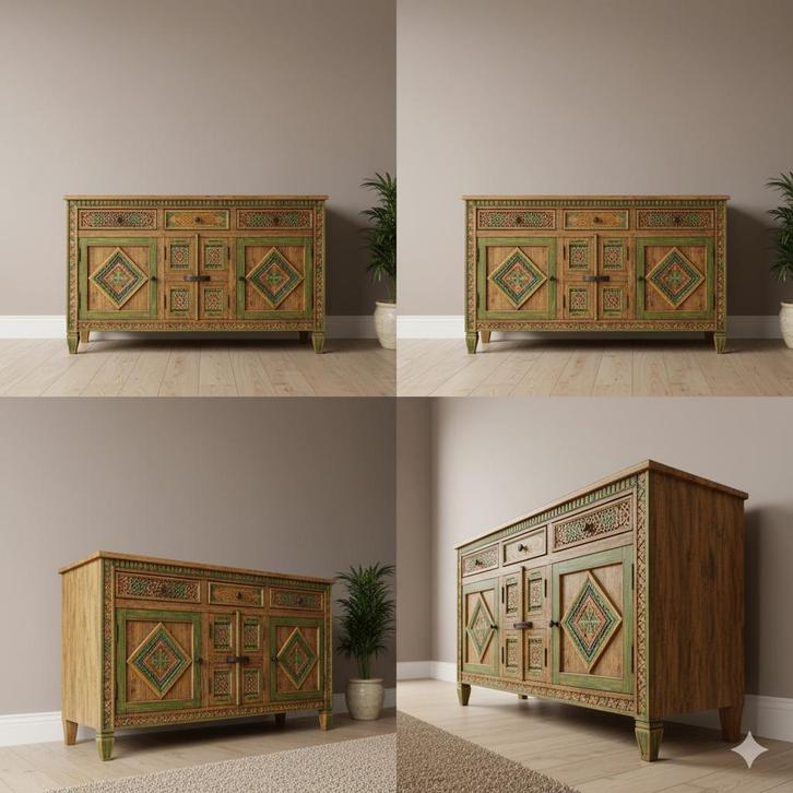 Commode faite main, Maison & Meubles, Armoires | Commodes, Neuf, Moins de 100 cm, 100 à 150 cm, 25 à 50 cm, 3 ou 4 tiroirs, Enlèvement ou Envoi