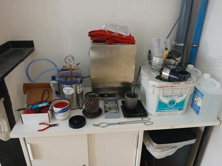 Complete Verloren Was Gietkit, Hobby en Vrije tijd, Knutselen, Zo goed als nieuw, Knutselwerk, Ophalen