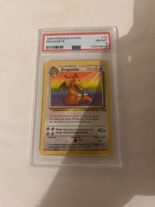 Dragonite fossil, Hobby en Vrije tijd, Verzamelkaartspellen | Pokémon, Zo goed als nieuw, Ophalen of Verzenden